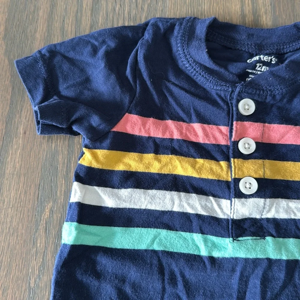 Carter's 2-Pack Cotton Rompers | 12M